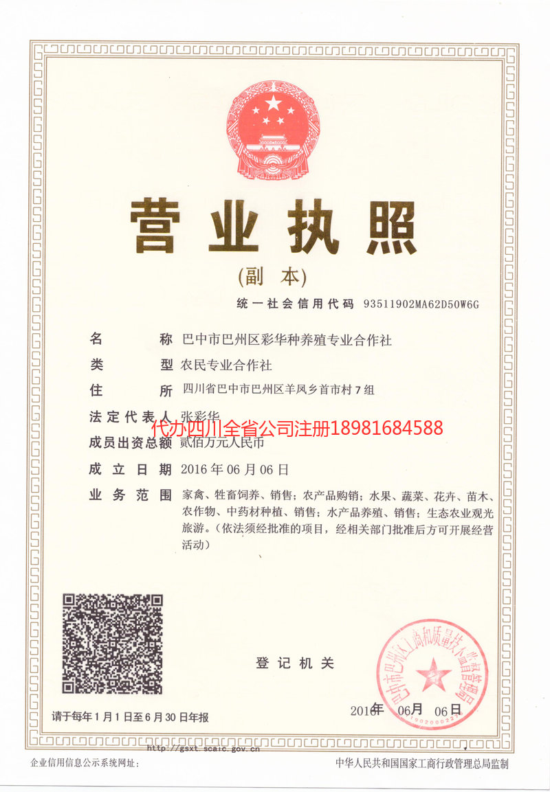 伊春伊春彩华种养殖专业合作社